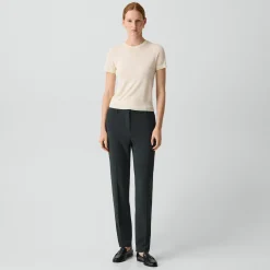 Treeca Full Length Pant in Admiral Crepe