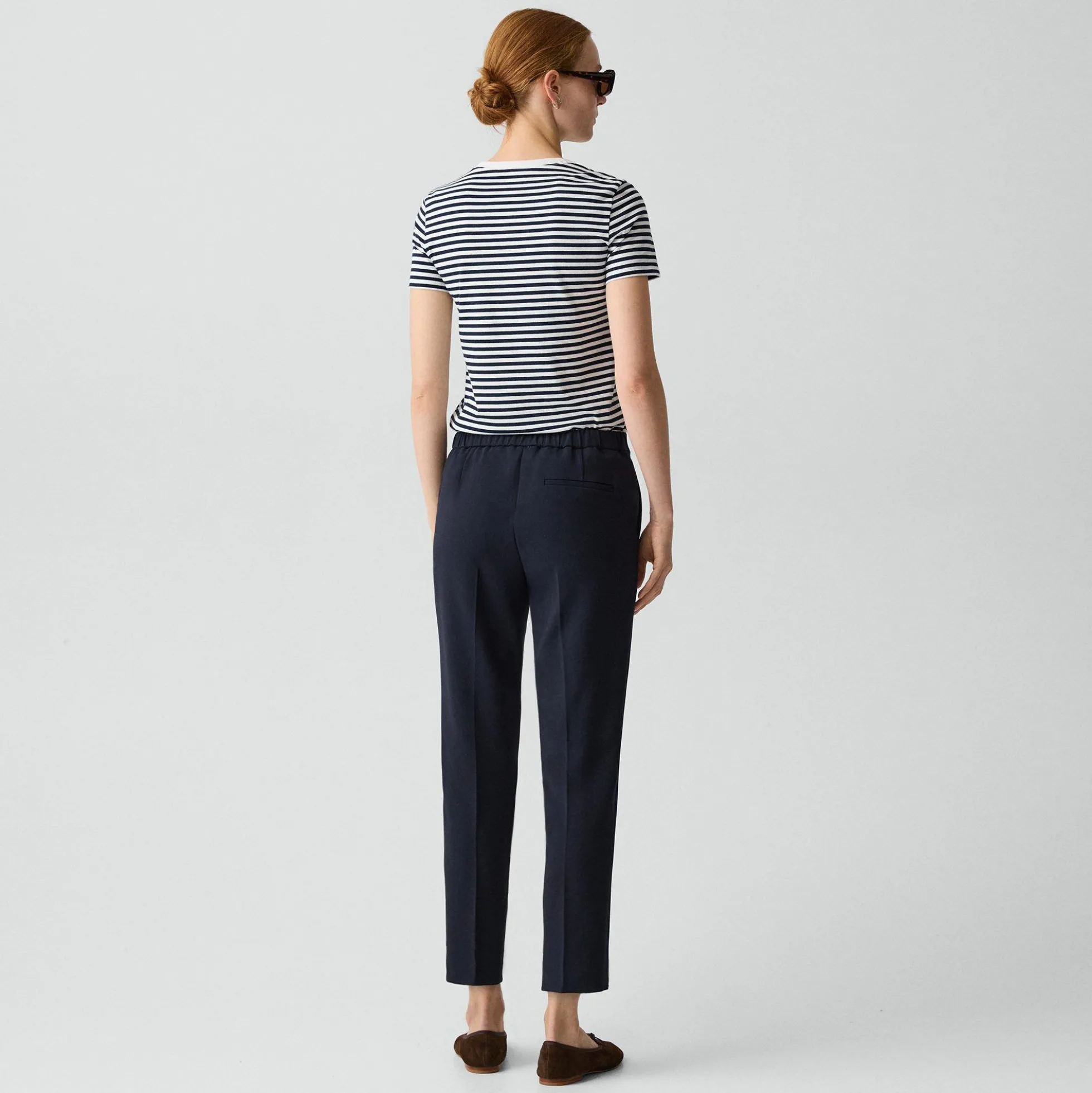 Treeca Pull-On Pant in Admiral Crepe