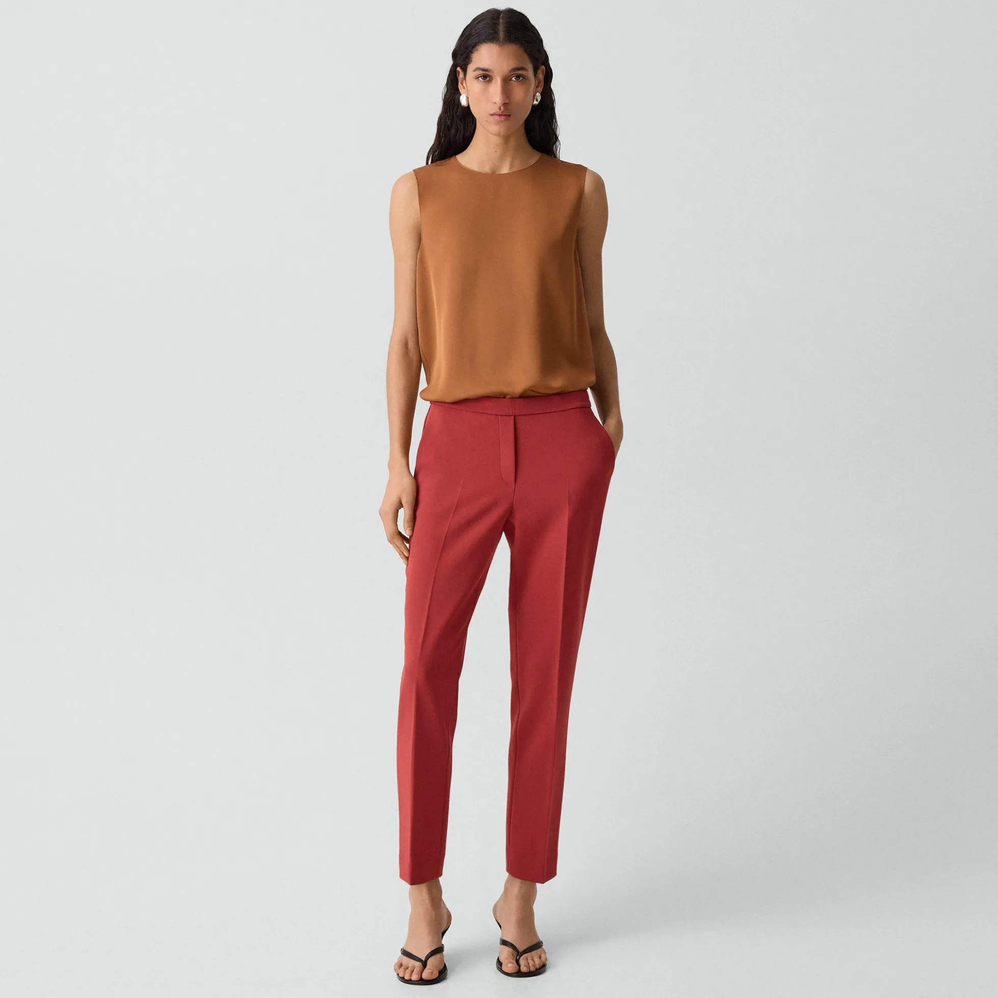 Treeca Pull-On Pant in Admiral Crepe