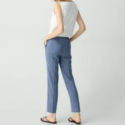 Treeca Pull-On Pant in Fluid Linen