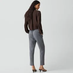 Treeca Pull-On Pant in Fluid Linen