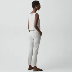 Treeca Pull-On Pant in Textured Linen