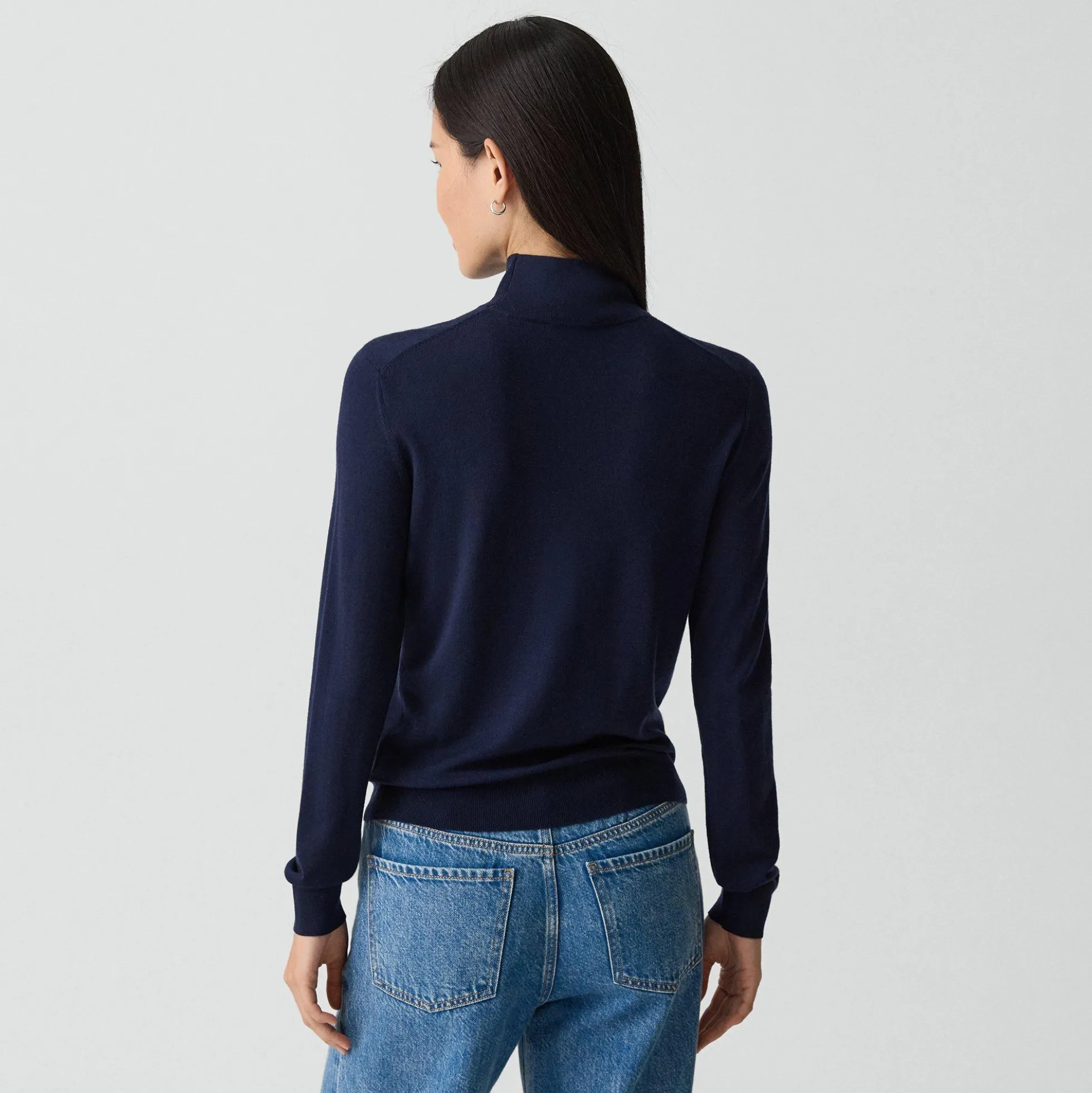 Turtleneck Sweater in Regal Wool