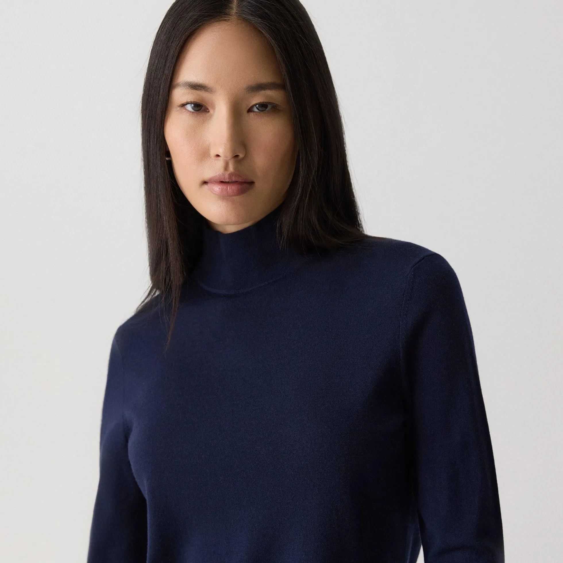 Turtleneck Sweater in Regal Wool