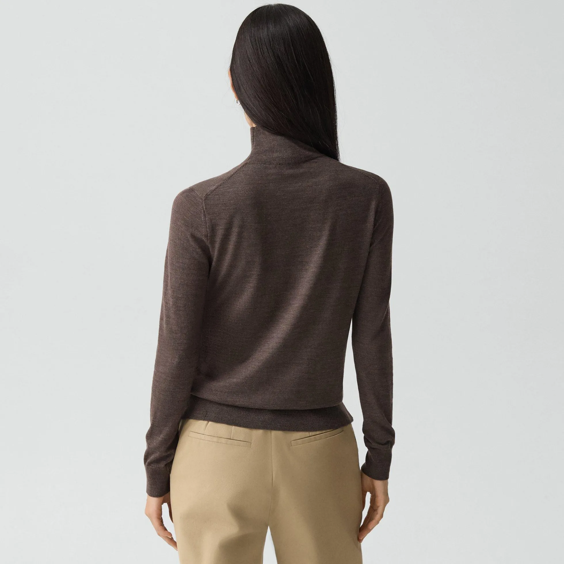 Turtleneck Sweater in Regal Wool