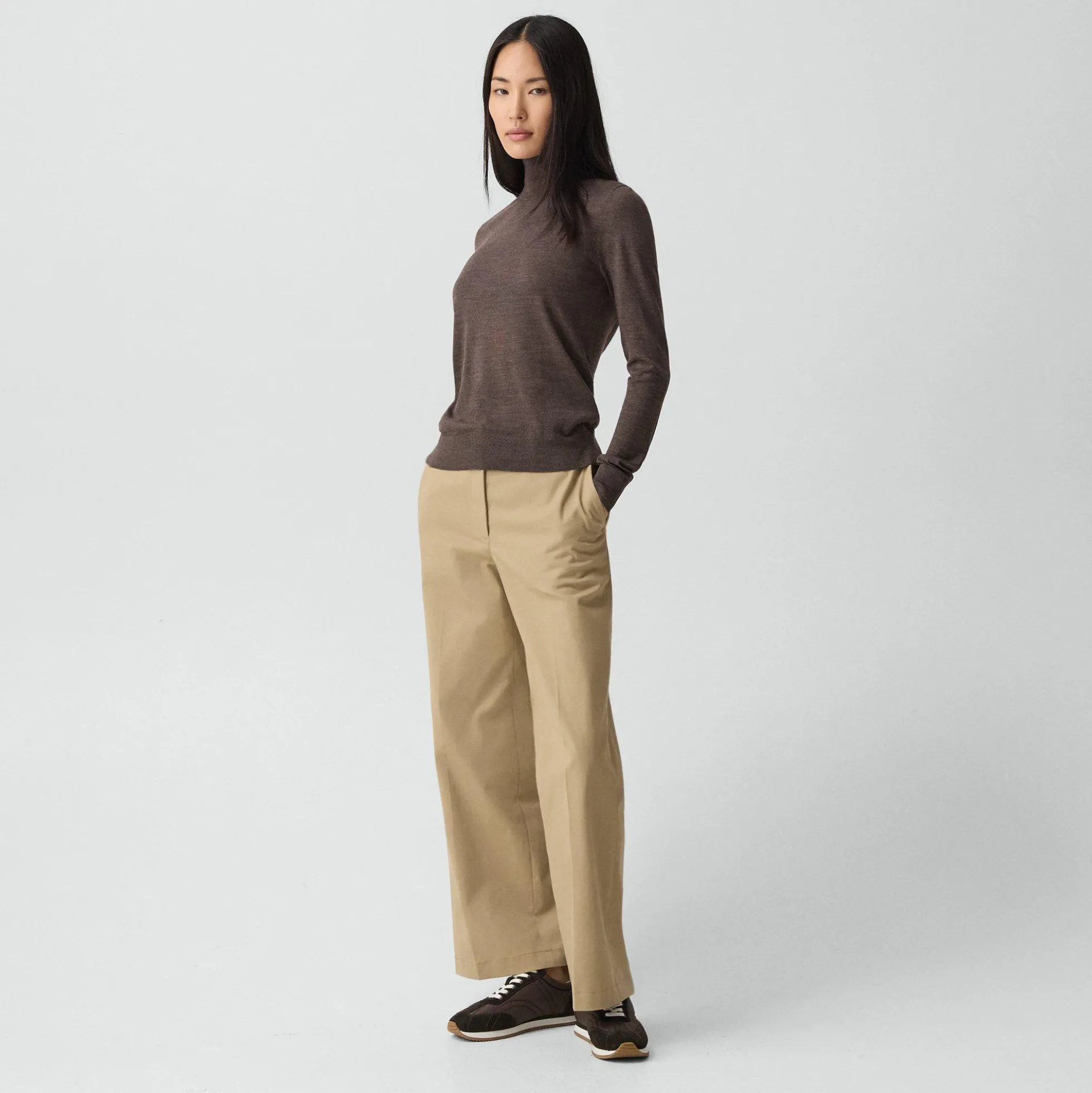 Turtleneck Sweater in Regal Wool