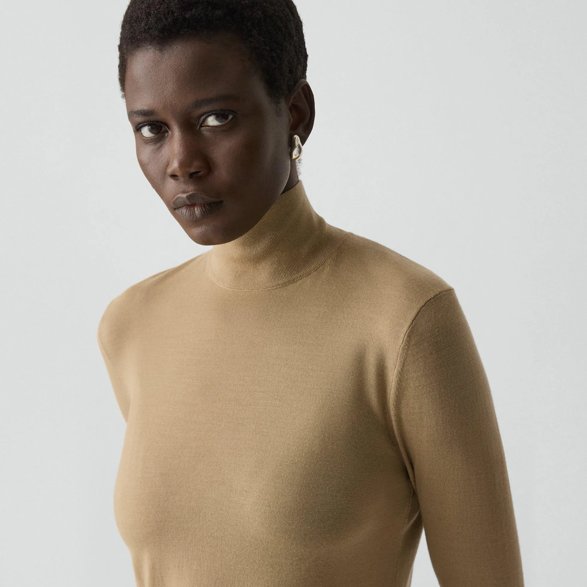 Turtleneck Sweater in Regal Wool