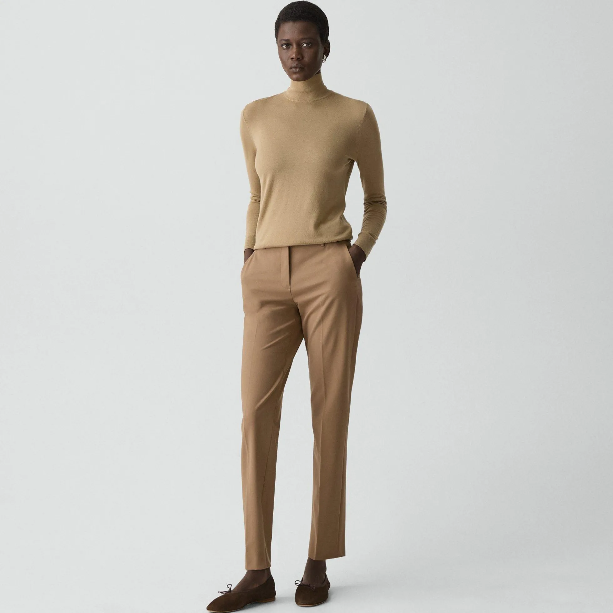 Turtleneck Sweater in Regal Wool