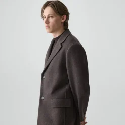 Two-Button Coat in Atelier Wool