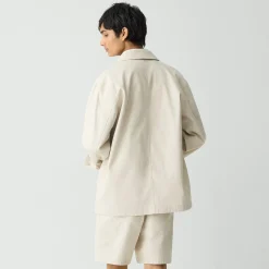 Utility Coat in Stretch Cotton Canvas