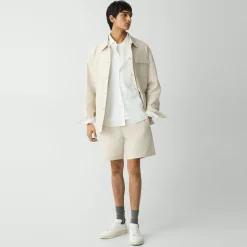 Utility Coat in Stretch Cotton Canvas