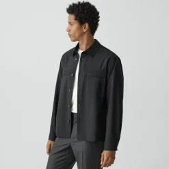 Utility Overshirt in Motion Wool