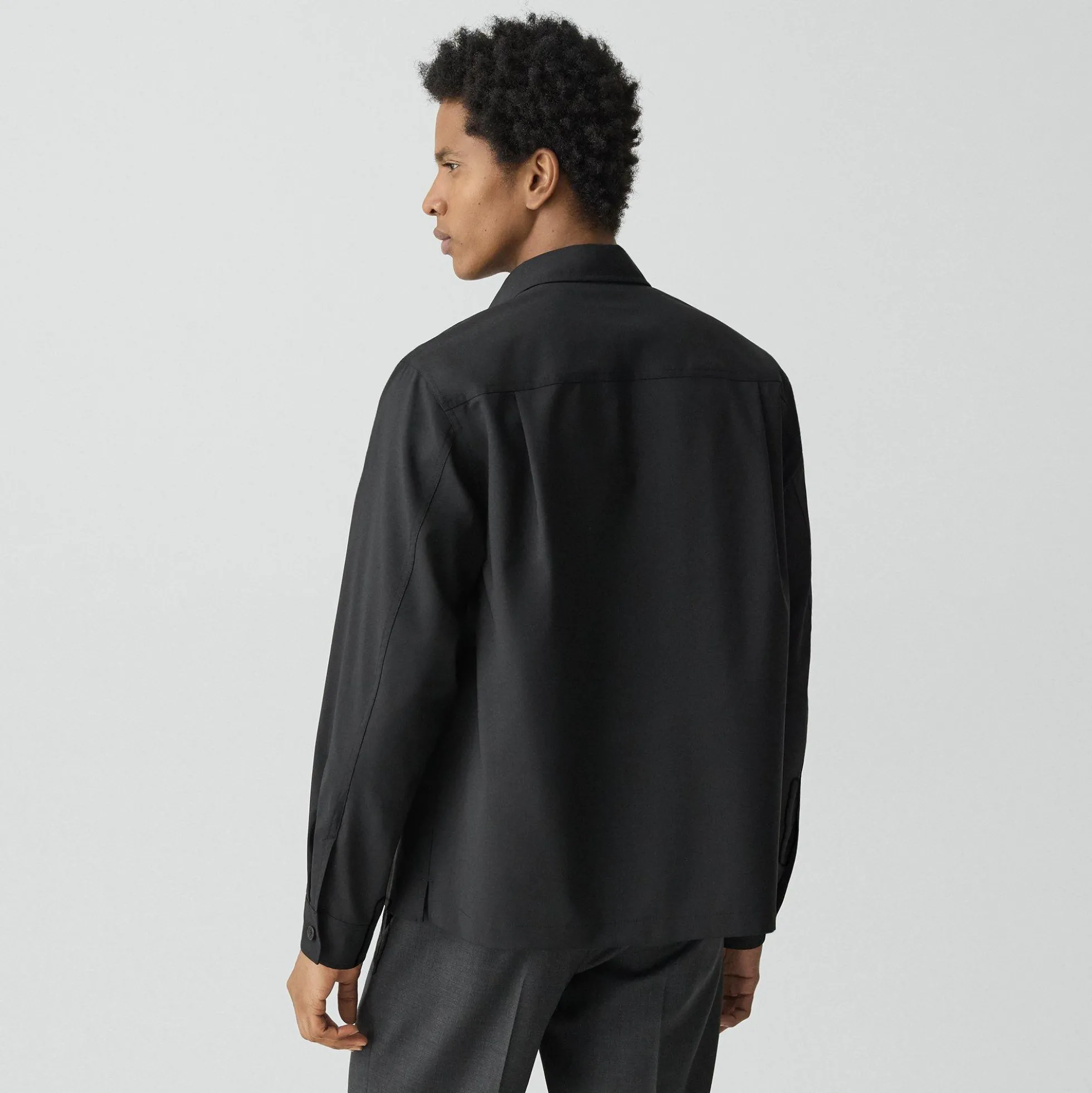 Utility Overshirt in Motion Wool