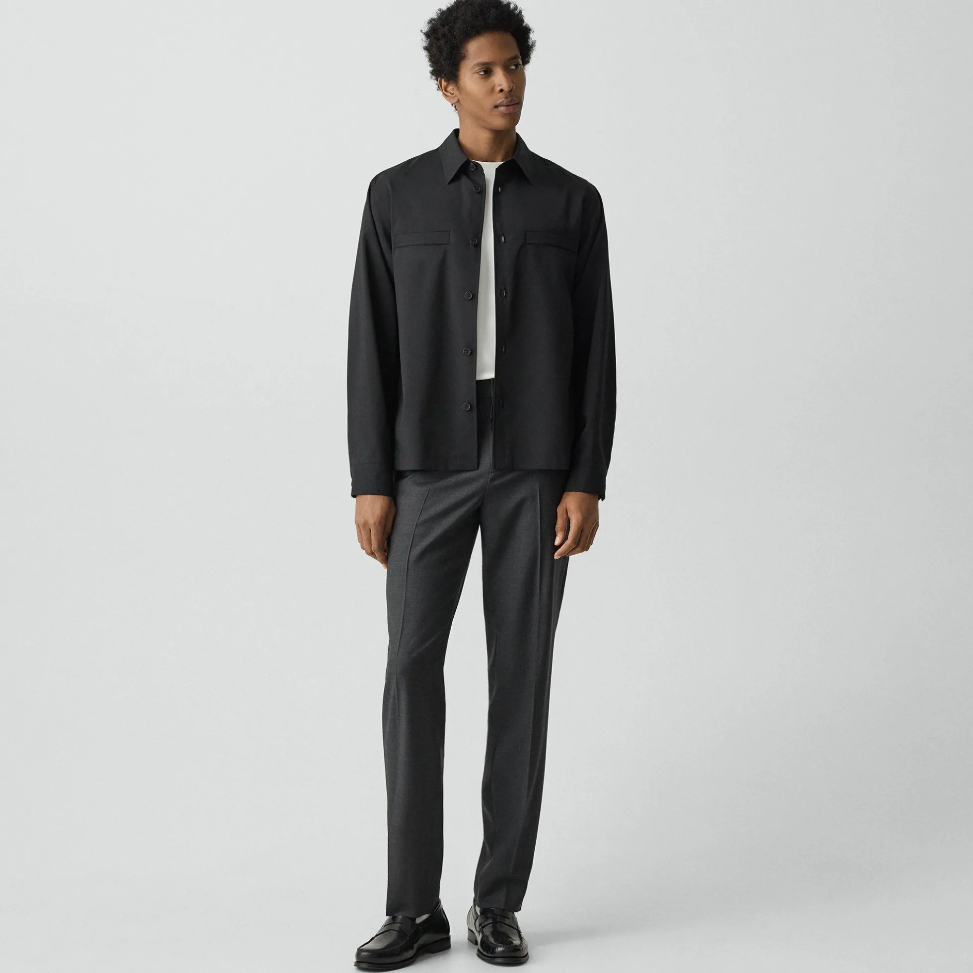 Utility Overshirt in Motion Wool