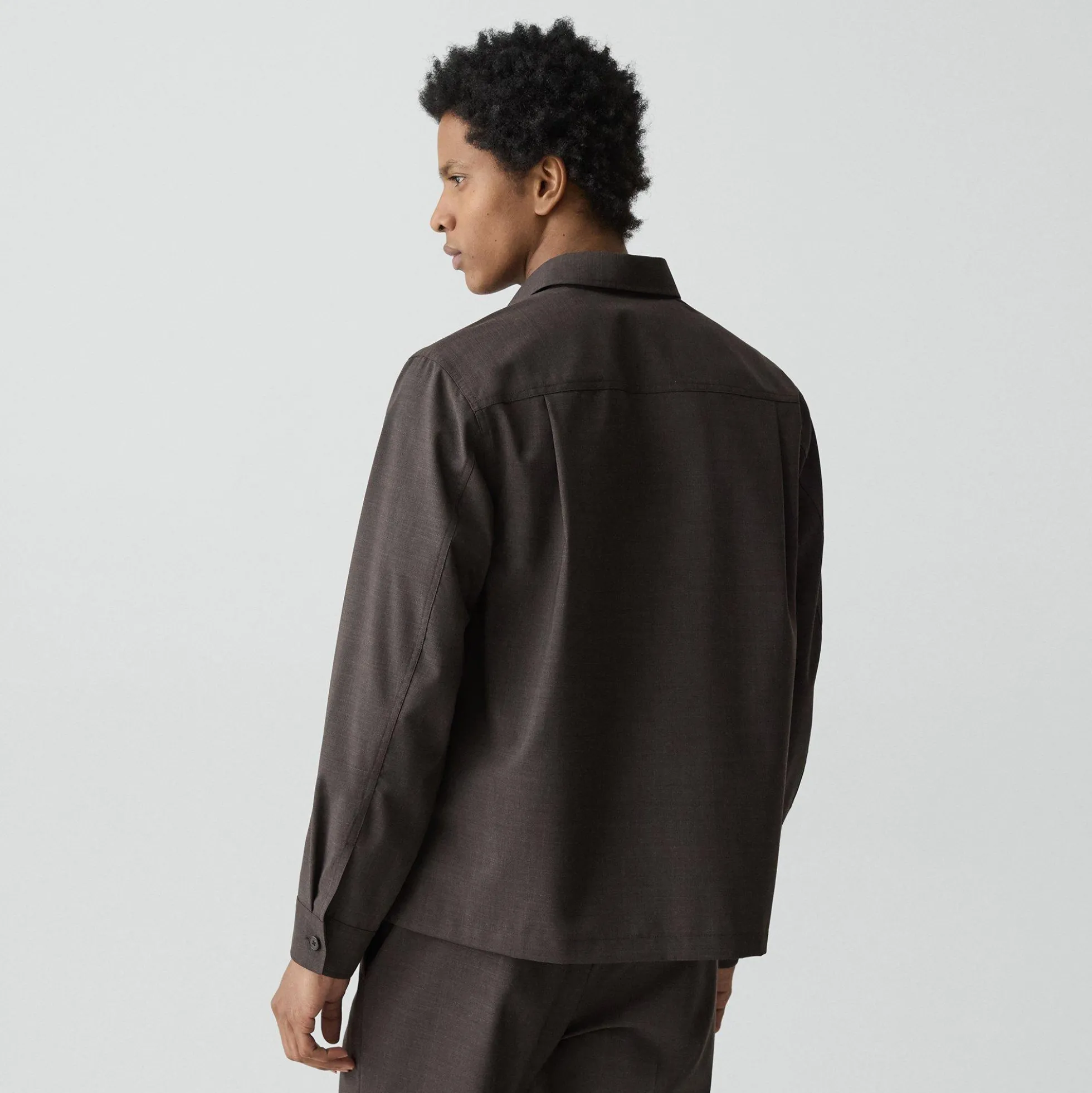 Utility Overshirt in Motion Wool