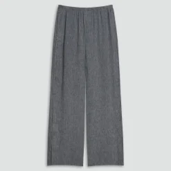 Vented Pull-On Pant in Fluid Linen