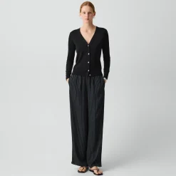 Vented Pull-On Pant in Washed Stripe