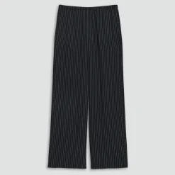 Vented Pull-On Pant in Washed Stripe