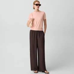 Vented Pull-On Pant in Washed Twill