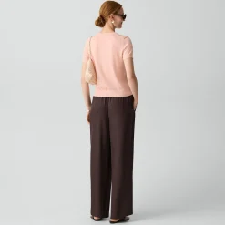 Vented Pull-On Pant in Washed Twill