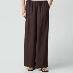Vented Pull-On Pant in Washed Twill
