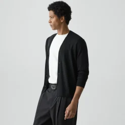 V-Neck Cardigan in Regal Wool