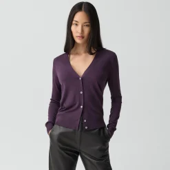 V-Neck Cardigan in Regal Wool