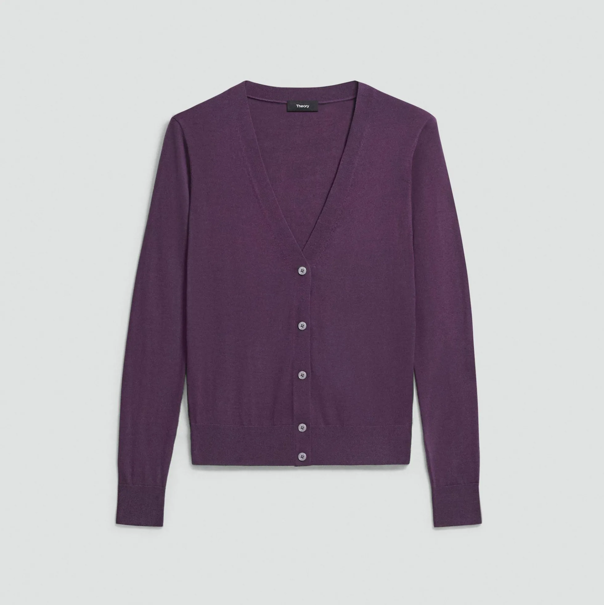 V-Neck Cardigan in Regal Wool