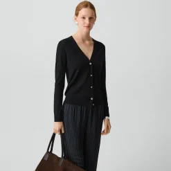 V-Neck Cardigan in Regal Wool