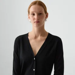 V-Neck Cardigan in Regal Wool