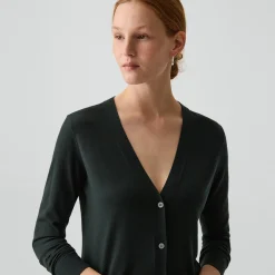 V-Neck Cardigan in Regal Wool