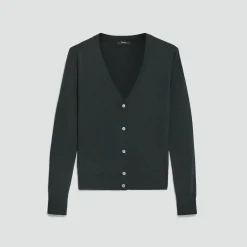 V-Neck Cardigan in Regal Wool