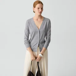 V-Neck Cardigan in Regal Wool