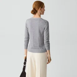 V-Neck Cardigan in Regal Wool