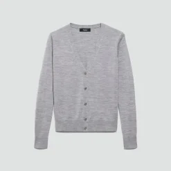 V-Neck Cardigan in Regal Wool