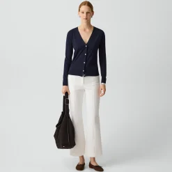 V-Neck Cardigan in Regal Wool