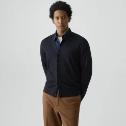 V-Neck Cardigan in Regal Wool