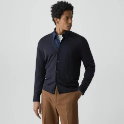 V-Neck Cardigan in Regal Wool