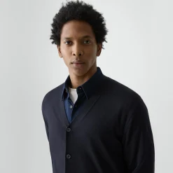 V-Neck Cardigan in Regal Wool