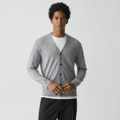 V-Neck Cardigan in Regal Wool