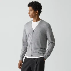V-Neck Cardigan in Regal Wool