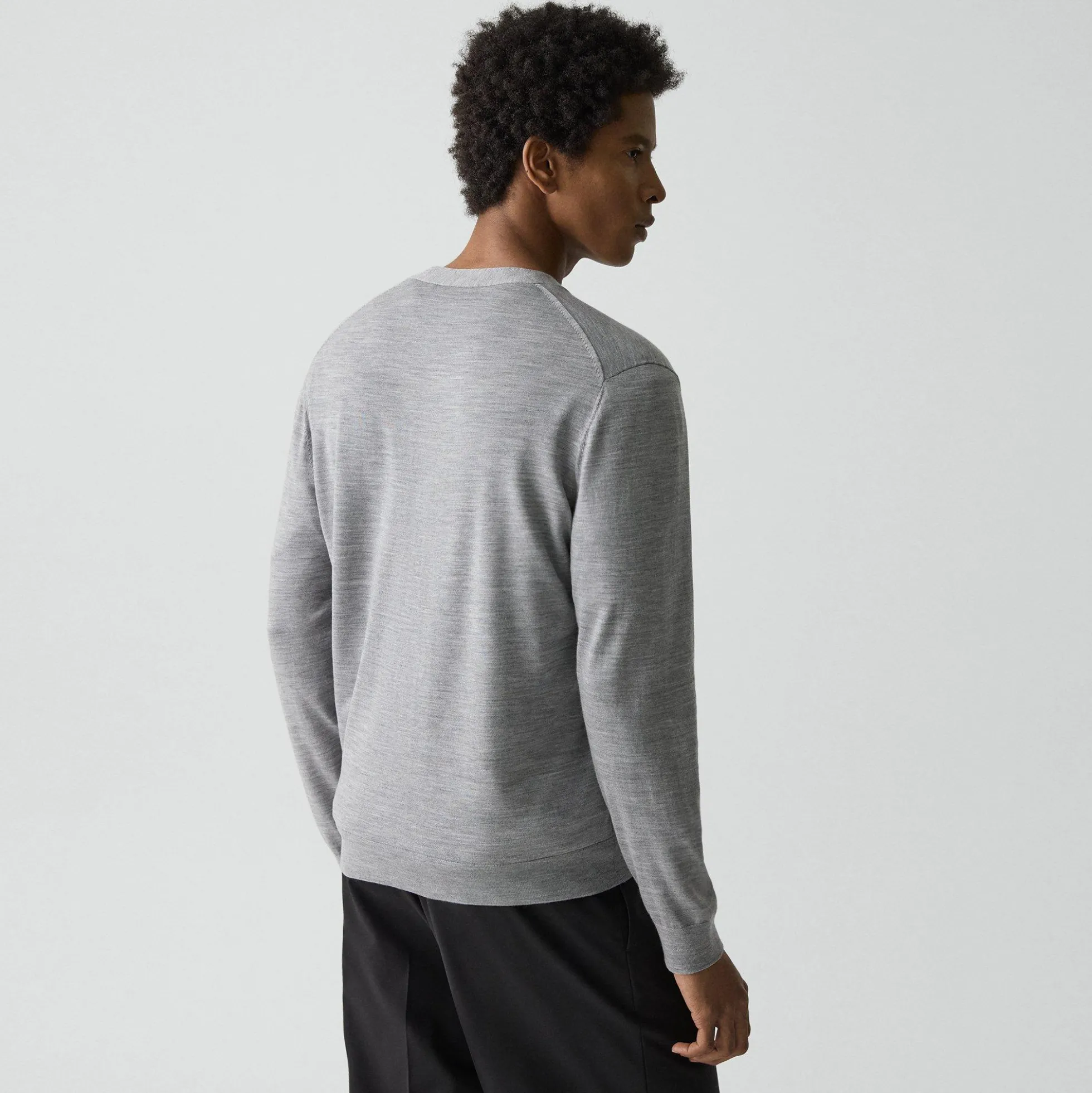V-Neck Cardigan in Regal Wool
