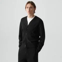 V-Neck Cardigan in Wool Bilen