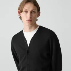 V-Neck Cardigan in Wool Bilen
