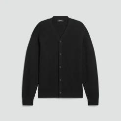 V-Neck Cardigan in Wool Bilen