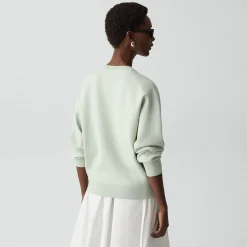 V-Neck Sweatshirt in Light Bilen