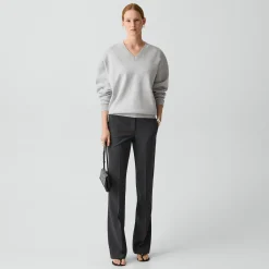 V-Neck Sweatshirt in Light Bilen