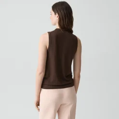 V-Neck Tank Top in Regal Wool