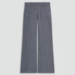 Wide-Leg Pant in Fluid Linen