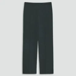 Wide-Leg Pull-On Pant in Admiral Crepe